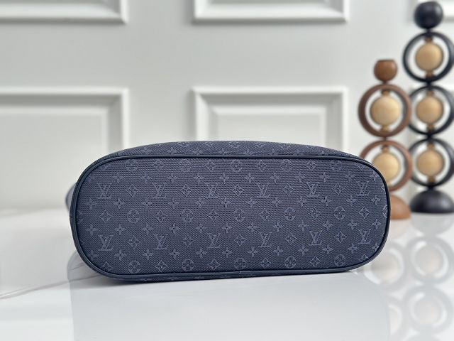 Louis vuitton original monogram denim lucille tote M92609 blue