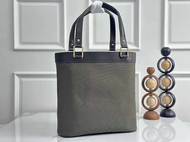 Louis vuitton original monogram denim lucille tote M92609 green