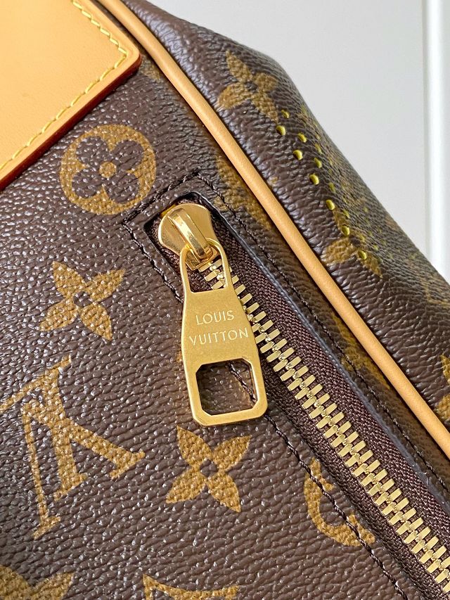 Louis vuitton original monogram grid canvas flaneur backpack M29295 yellow