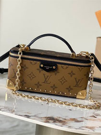 Louis vuitton original monogram reverse vanity pouch trunk M29548