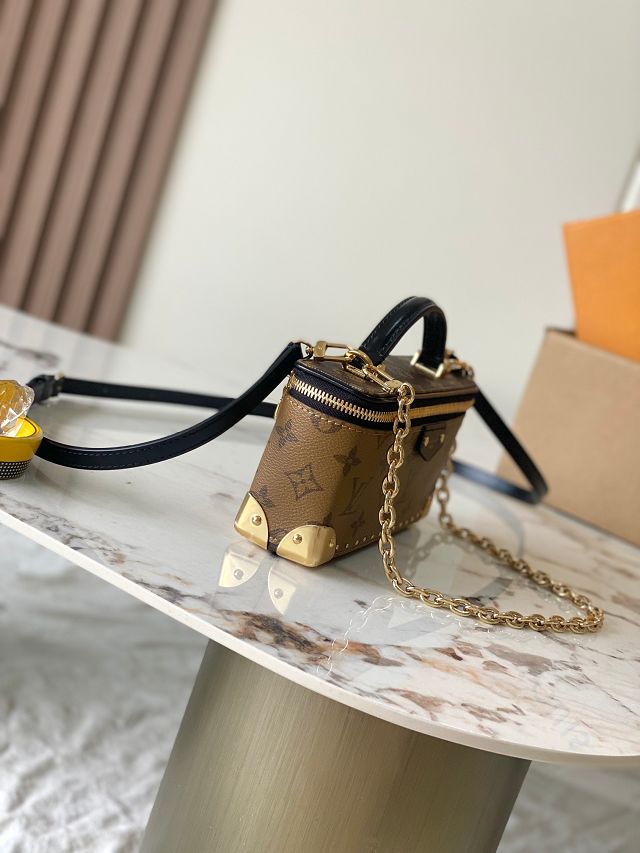 Louis vuitton original monogram reverse vanity pouch trunk M29548