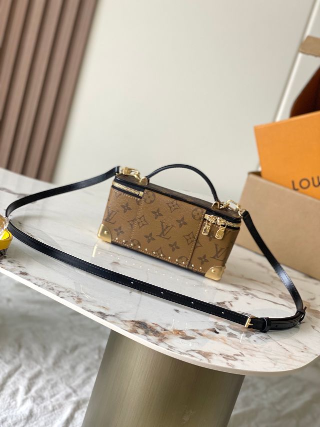 Louis vuitton original monogram reverse vanity pouch trunk M29548