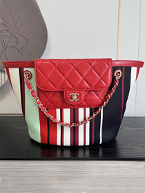 CC fabric large tote bag AS5952 multicolor