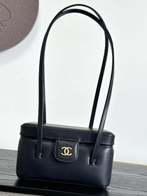 CC grained calfskin small vanity AP5067 dark blue