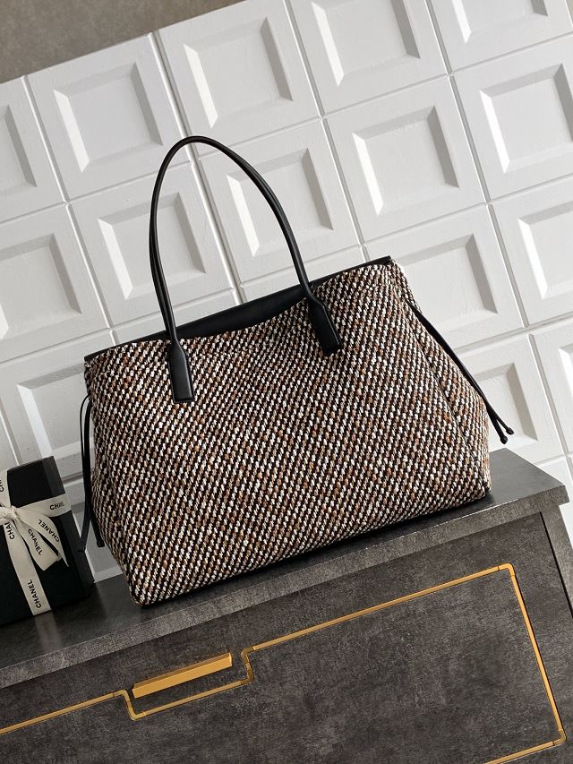 CC tweed large shopping bag AS6289 black