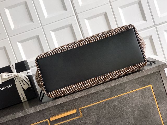 CC tweed large shopping bag AS6289 black
