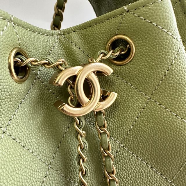 CC grained calfskin 25 mini handbag AS5631 light green