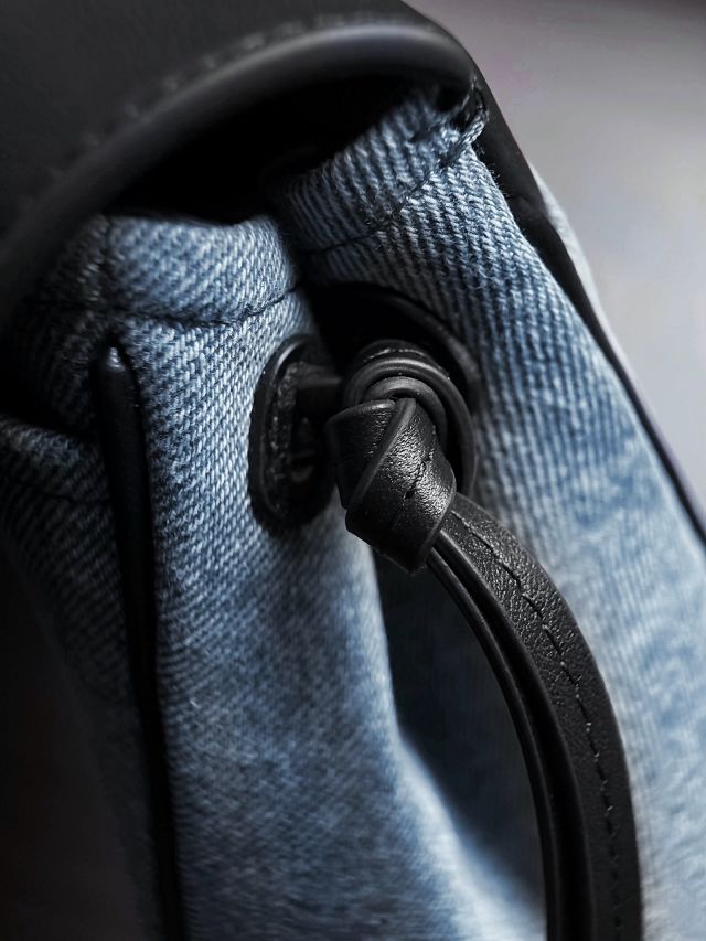 CC denim small tote bag AS6427 black&blue