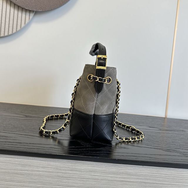 CC suede mini tote bag AS5635 grey