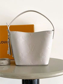 Louis vuitton original calfskin all in BB handbag M12925 off-white