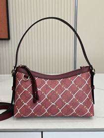 GG original fabric emblem small shoulder bag 847450 bordeaux