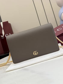 GG original calfskin marmont wallet on chain 497985 
