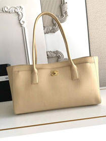 CC calfskin small tote bag AS6243 beige