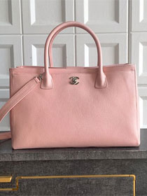 CC grained calfskin medium tote bag AS2157 pink